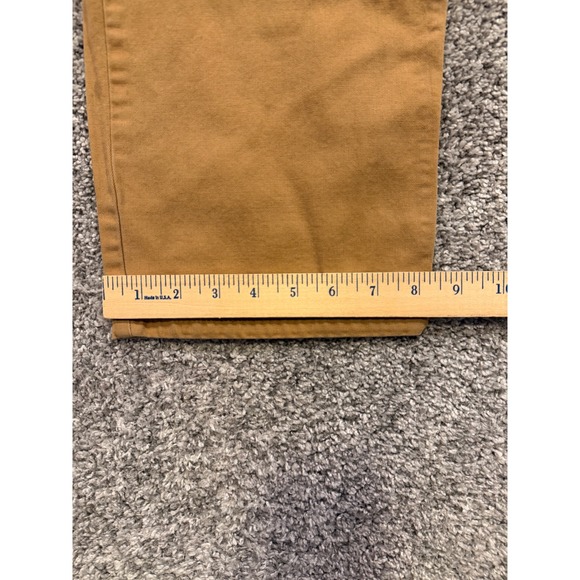 Carhartt Pants Mens 36x32 Brown Rugged Flex Relaxed Fit Canvas Work Trousers - Picture 8 of 10